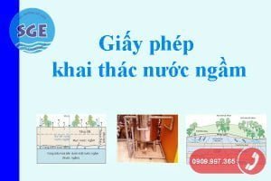 Giấy phép khai thác nước ngầm
