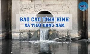 dịch vụ lập báo cáo tình hình xả thải hàng năm