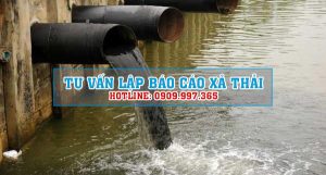báo cáo xả thải